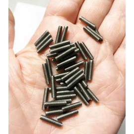 M00040-50 MOREZMORE 50pc Rod M3 12mm M3x12 All Thread Rod for Ball and Socket Stop Motion Puppet Armature Humanly Posable Armature Parts HPA FSB