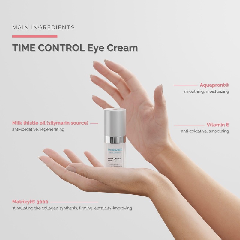 Schramec Time Control Eye Cream, 0.5 fl oz (15 ml)