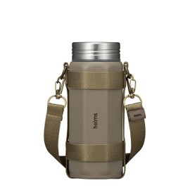 CBJAPAN Water Bottle, Beige, 11.5 fl oz (340 ml), Direct Drinking, Vacuum Insulated, Stainless Steel Bottle, Includes Dedicated Holder, Octa Bottle Holms