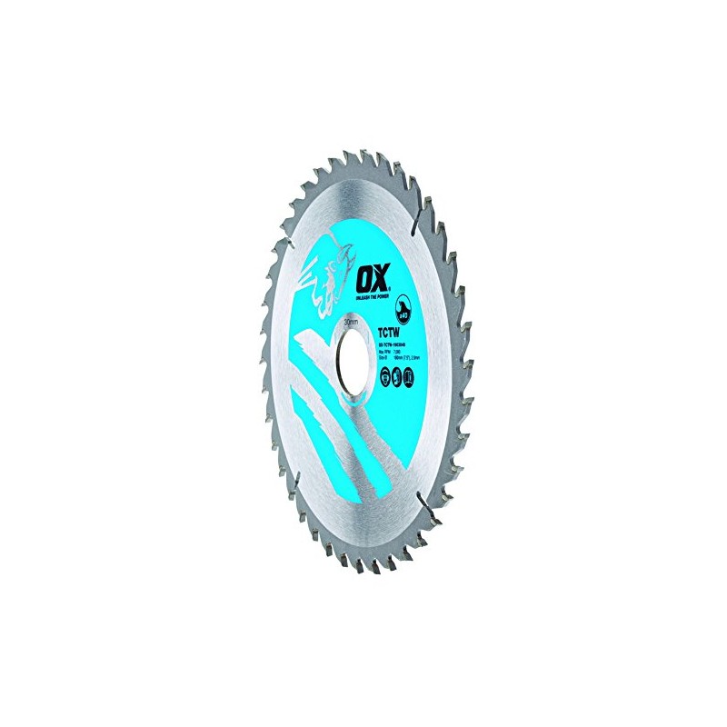 OX Wood Cutting Circular Saw Blade 190/30mm, 40 Teeth ATB