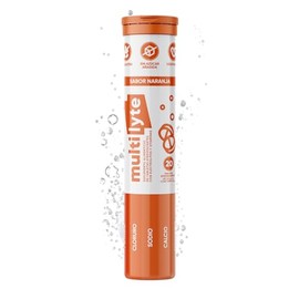 Electrolitos Efervescentes Sin Azúcar | Tabletas con Minerales Magnesio Vitaminas C y D3 | Hidratación Keto y Sin Gluten | Multivitaminico | MultiLyte