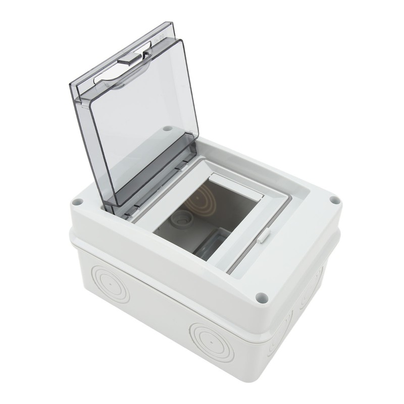 Circuit Breaker Distribution Box Open Mounting IP65 Waterproof 5 Way