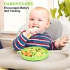 PARENTCARE Toddler Plates, Stay Put Baby Plates with Suction, Food