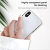 [2 Pack] Transparent Finger Ring Cell Phone Ring Holder Stand,360