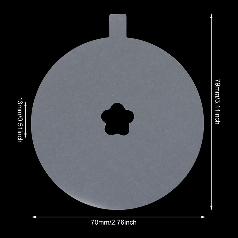 Honbay 100PCS Disposable Candle Protectors - Paper Lids with Pull