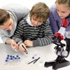Kids 1200X LED Educational Microscope Kit for Beginner Science Toy