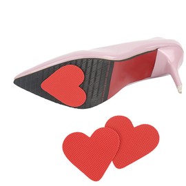 SAFIGLE 10 Pairs of Love Shaped High Heel Sole Protectors Anti-Slip Stickers for Women and Men Sturdy Non-Slip Shoe Grips for Enhanced Traction and Safety