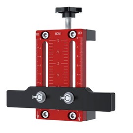 Adjustable Cabinet Door Installation Positioner, Pot Tape Drilling Template, Cabinet Door Mounting Jig, Cabinet Door Installation Clamp, Can Hold 7-40 mm, Compatible with Most Cabinet Doors