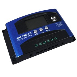 30/40/50/100A Solar Panel Charge Controller 12V 24V Regulator Auto Dual USB Mppt (100A)