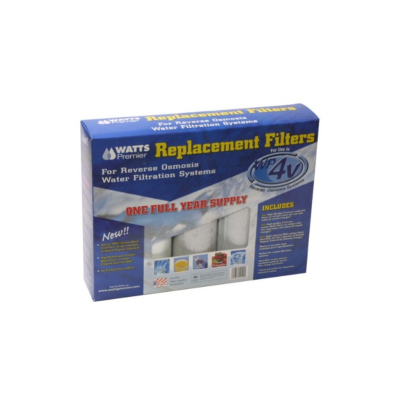 Watts Premier Annual 5-Pack VOC Filtration Kit for WP-4V RO