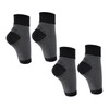 Healeved 2pairs Compression Ankle Sleeves for Joint Support Breathable Plantar