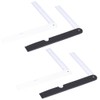 4Pcs Multifunctional Fan Scale Ruler Plastic Drafting Foldable Architect Tool