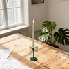 8 Pack 10 Inch Sage Green Spiral Taper Candles Long