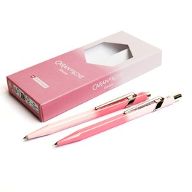 CARAN D`ACHE Freshers 2023 849 Blossom 8490-702 Ballpoint Pen, Oil-Based + Mechanical Pencil, 0.02 inches (0.5 mm), Limited Edition