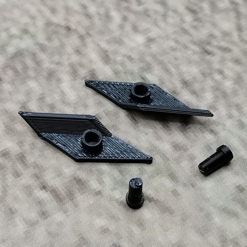 ULEIVA Replacement Power Button 2 x Black Compatible with Garmin