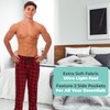 DARESAY - Pantalones de pijama a cuadros para hombre, pantalones