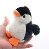 Men Women Creative Cute Lovely Fluffy Plush Penguin Keychain Key-Chains