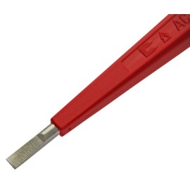 H+H Werkzeug 45800 5 x 45800 Euro Tester / Voltage Tester / Phase Tester up to 250 V GS Tested According to VDE 0680 Made in Germany, Red/Black, 190 mm, 45800 VDE