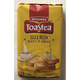 BRITANNIA Toastea Suji Rusk 10.75oz (305g) - Biscotte De Semoule - Crispy Tea Time Snack - Crispy Crunchy Toast (Pack of 1)