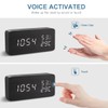 Latest Digital Alarm Clock, Ankilo Wooden Digital Multifunction Cube LED