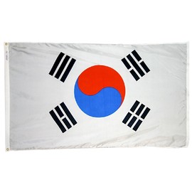 South Korea Flag Nylon 5 ft. x 8 ft.