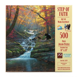 SUNSOUT INC - Step of Faith - 500 pc Jigsaw Puzzle by Artist: Mark Keathley - Finished Size 18" x 24" - MPN# 53279