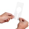 ZOOFOX 80 Pack Clothing Rack Size Dividers, White Blank Hangers