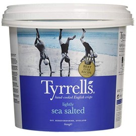 Tyrrells English Crips Hand Cooked Lightly Sea Salted, 600g