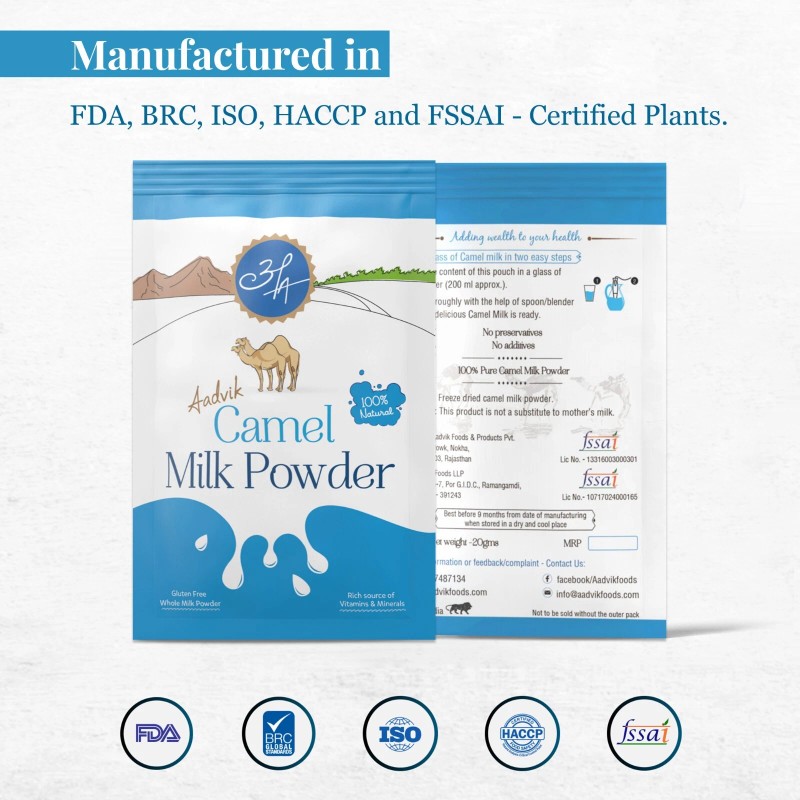 Aadvik Camel Milk Powder I Freeze Dried | Halal |