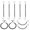 REQAG Pack of 15 Ponytails Hooks Elastic Band Hair Hooks