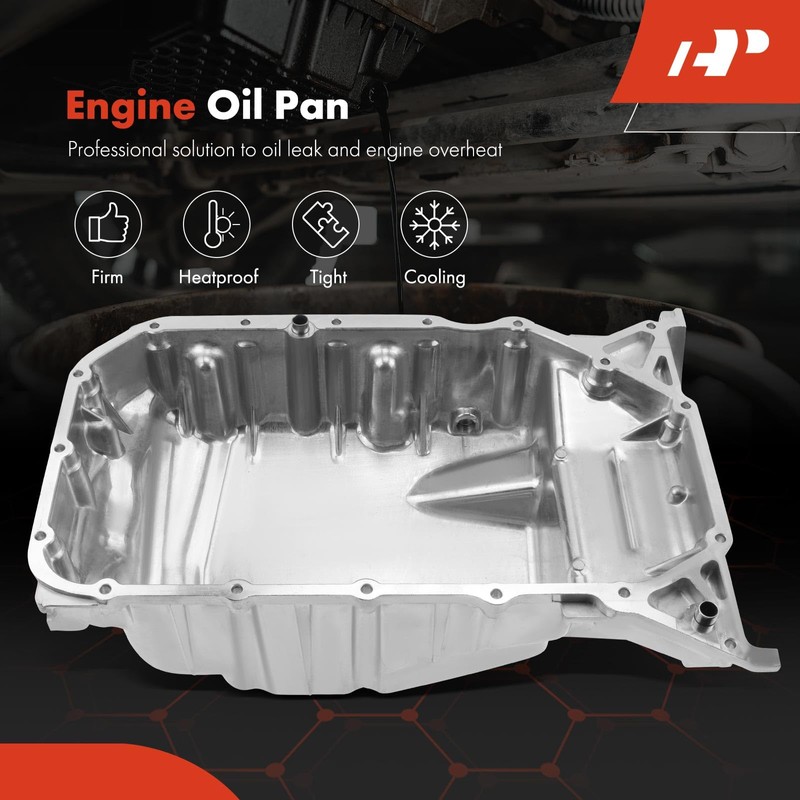 A-Premium Engine Oil Pan Sump with Drain Plug