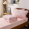 A Nice Night Zipper Bedding Pink Bow Printed on Colorful