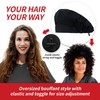 ABAMERICA 2 Pack Bouffant Caps with Button and Sweatband, Adjustable