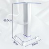 PIAOCAIYIN Acrylic Cart, Beauty Salon Trolley Cart, Salon Tray on