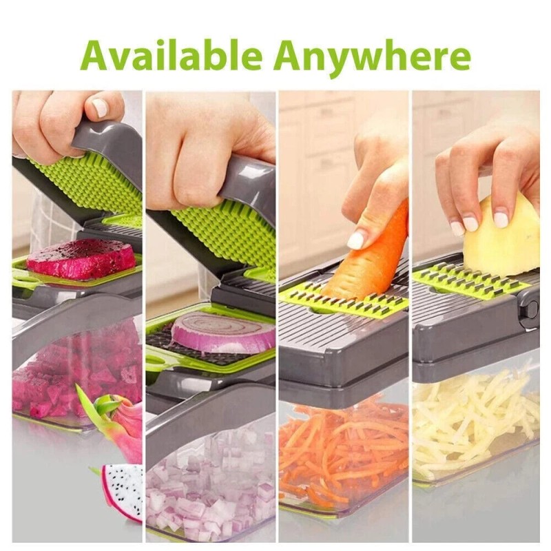 15 In 1 Fruit Vegetable Slicer Cutter Food Onion Veggie