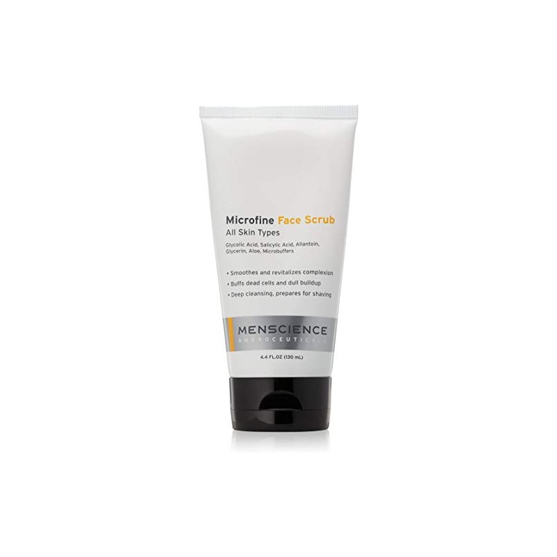 MenScience Androceuticals Microfine Face Scrub All Natural, 4.4 Fl Oz