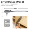 STREBITO Right Angle Screwdriver 32-Piece 1/4 Inch Mini Ratchet Set