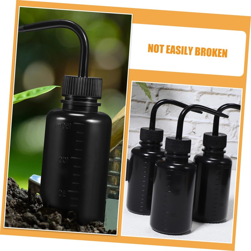Ipetboom 4Pcs Tattoo Rinse Squeeze Bottles Flexible Plastic Wash Bottles