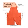 Breathffy 2 Pcs Pottery Aprons Split Leg Adjustable Ceramics Apron