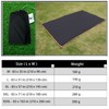 Geertop Protective Tarpaulin Tent Tarp Tent Groundsheet 1-4 Persons 20D