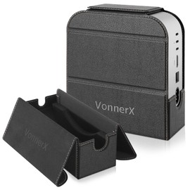 VonnerX Magnetic for Mini PC Case Compatible with Apple 2024 Mac Mini Desktop Computer- Enhanced Heat Dissipation Drop-Proof & Multi-Functional Protection