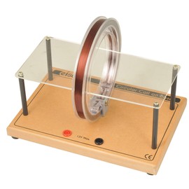 Eisco Labs Circular Copper Coil on Base with 4mm Terminals.