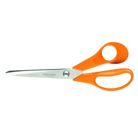 Fiskars Universal Scissors For Right Handed Users, Total Length: 21 cm, Steel/Synthetic Material, Classic, 1000815