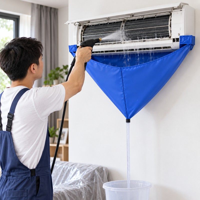 Air Conditioner Cleaning Kit for Wall-Mounted AC – PVC Drain