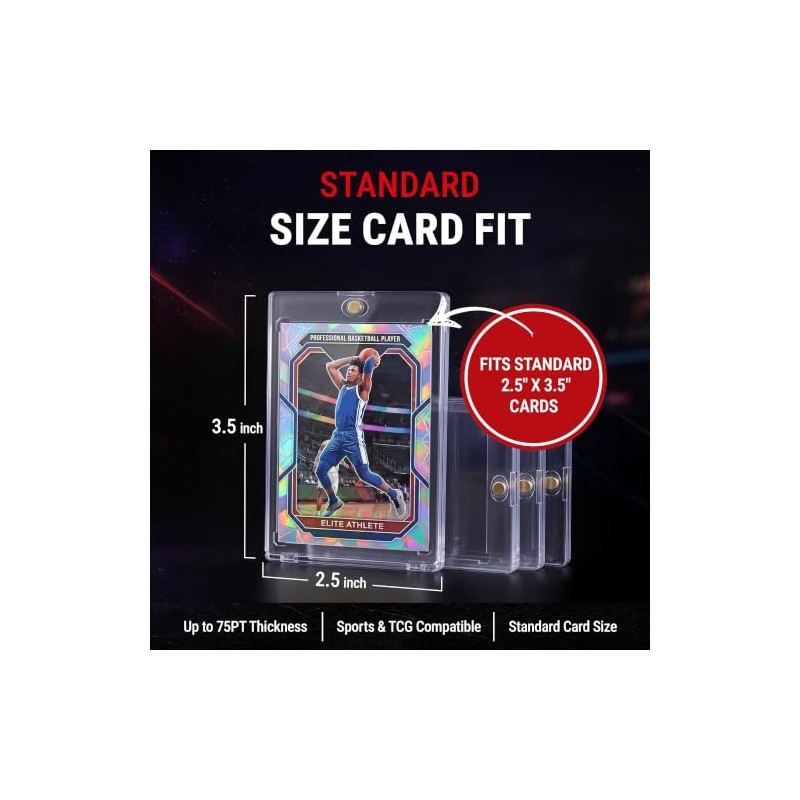 Ultra Pro ULP15246-UV One-Touch-UV 75pt Tarjetero - 5 piezas