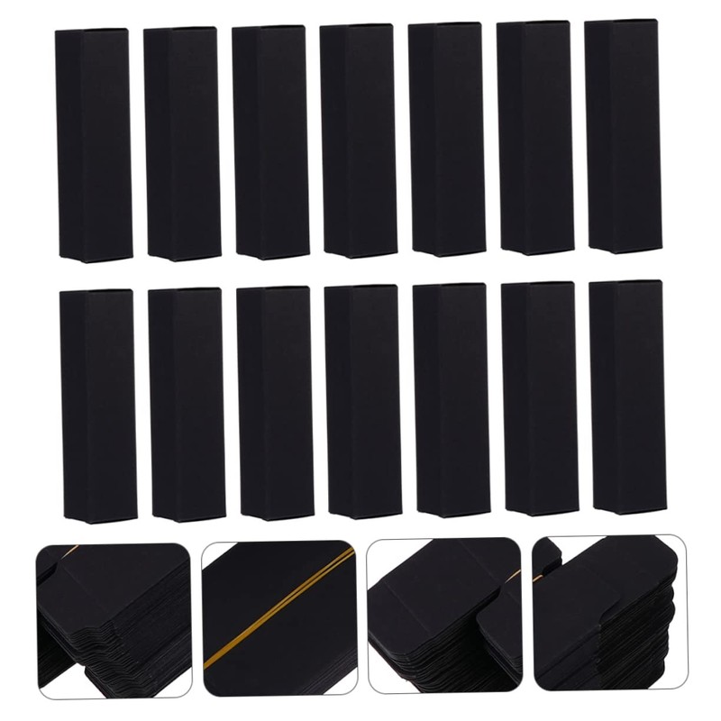 Operitacx 50 Stücke Schwarz Lippenstift Verpackung Boxen Lippenstift Verpackung Box