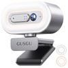 GUSGU G920 2K Quad HD Webcam for PC, Auto Focus,