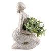 Aclema Large Planters for Outdoor Indoor Plants Head Face Planter