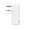 Bluetooth®-Audio-Transmitter für Flugzeuge und universal, 10h, m. AUX, Weiß