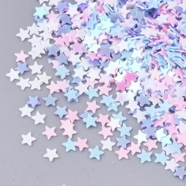Angel Malone10g (2.5mm) Mini Star Sequins Confetti, Nail Art, Card Making, Scrapbooking, Table Confetti, Wedding Favours Favours - UK Seller (Summer Mix)